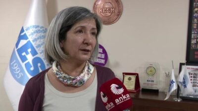 Kamu Emekçileri Sendikaları Konfederasyonu (KESK) Kadın Sekreteri Döne Gevher, "8 Mart