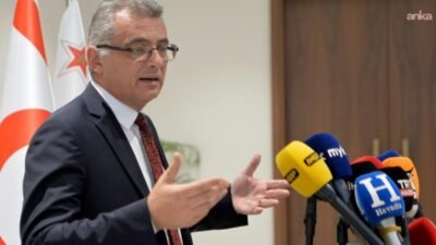 KKTC Cumhurbaşkanı Tufan Erhürman, GKRY lideri Nikos Hristodoulidis ile Lefkoşa’daki