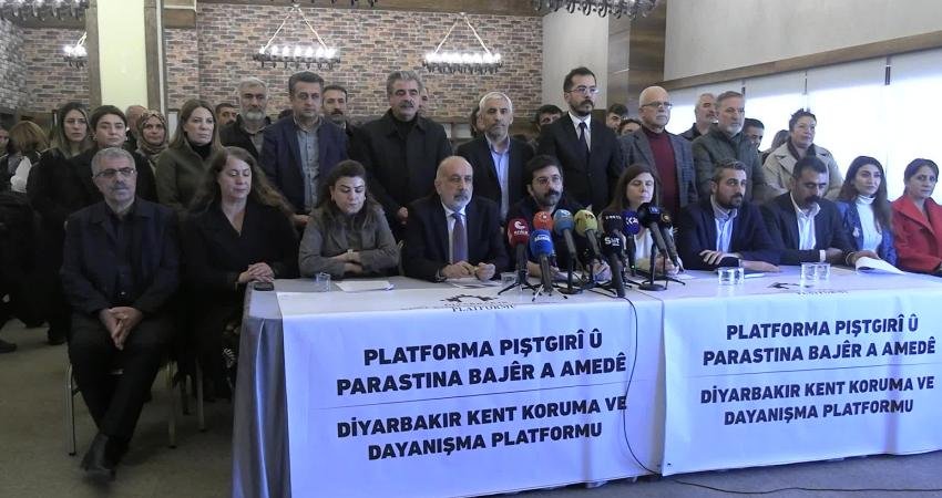 Diyarbakır Kent Koruma ve Dayanışma Platformu öncülüğünde Kobani’ye ulaştırılmak üzere