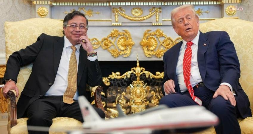 Kolombiya Cumhurbaşkanı Gustavo Petro ve ABD Başkanı Donald Trump, aylar