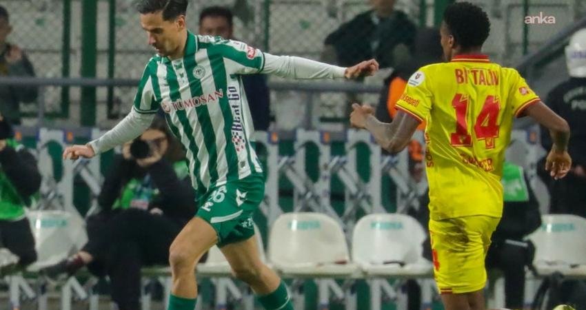 Süper Lig’in 21. haftasında Konyaspor sahasında Göztepe ile 0-0 berabere