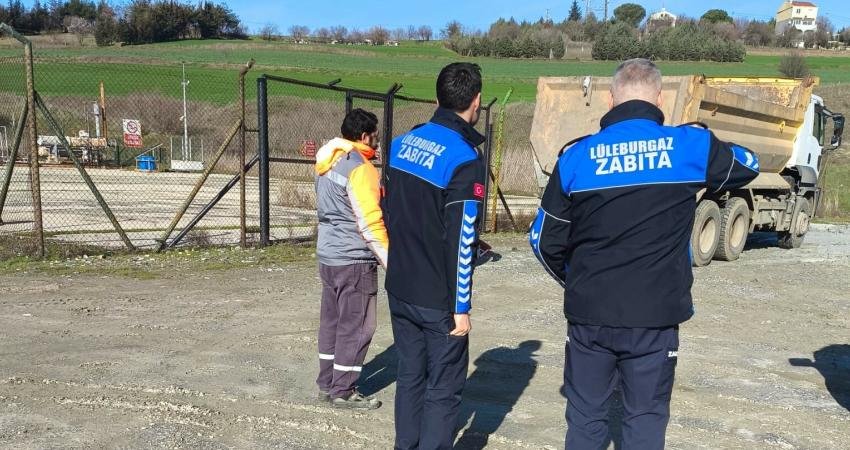 Temiz bir çevre için denetimlerini aralıksız sürdüren Lüleburgaz Belediyesi Zabıta