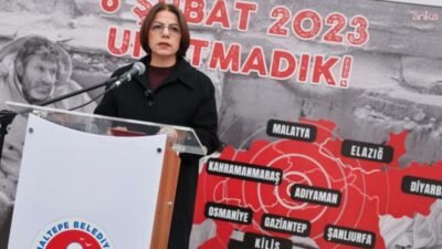 6 Şubat depremlerinde hayatını kaybeden yurttaşlar Maltepe Belediyesi tarafından düzenlenen