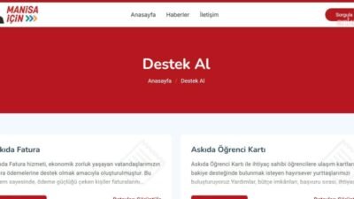 Manisa Büyükşehir Belediyesi, sosyal dayanışmayı dijital ortama taşıyan “Senin İçin”