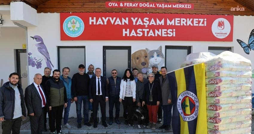 Manisa Fenerbahçeliler Derneği’nden Yunusemre Belediyesi Hayvan Yaşam Merkezi’ne mama bağışı Manisa Fenerbahçeliler Derneği, Yunusemre Belediyesi Hayvan Yaşam Merkezi’ndeki can dostlar