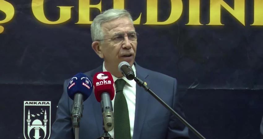 Ankara Büyükşehir Belediye (ABB) Başkanı Mansur Yavaş, "İçeriden, dışarıdan etrafımızın