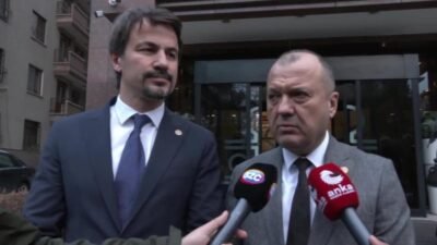 Adalet Bakanı olarak atanan Akın Gürlek'in TBMM'deki yemin töreni sırasında