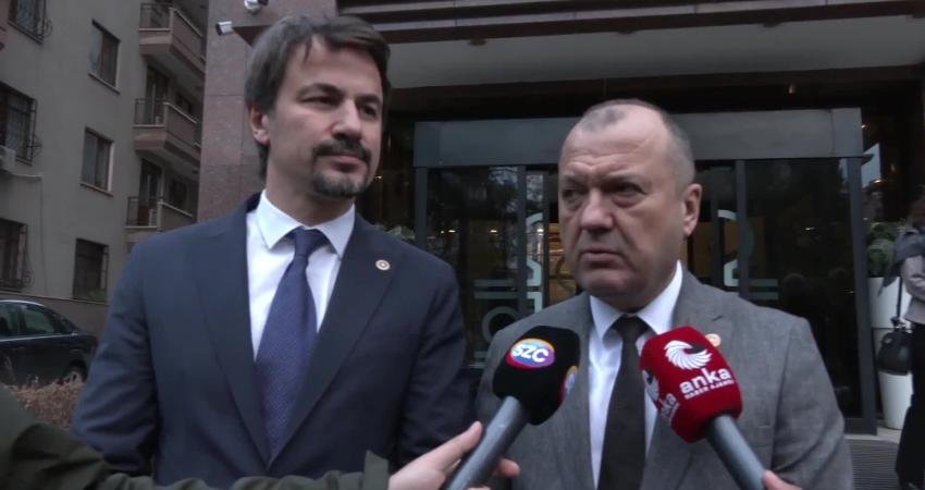 Adalet Bakanı olarak atanan Akın Gürlek'in TBMM'deki yemin töreni sırasında