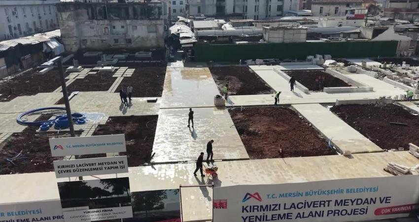 Mersin Büyükşehir Belediyesi Fen İşleri Dairesi Başkanlığı tarafından yürütülen çalışmalarla