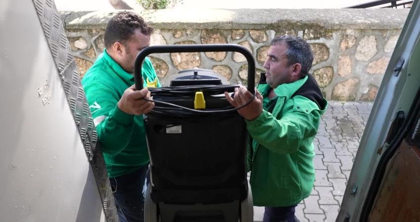 Mersin Büyükşehir Belediyesi’nden ramazan ayı öncesinde ibadethanelerde temizlik mesaisi Mersin Büyükşehir Belediyesi, ramazan ayı öncesi vatandaşların sağlıklı ve hijyenik