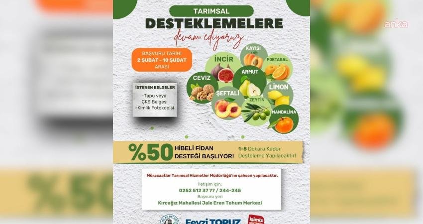 Milas Belediyesi, tarımsal ürün çeşitliliğinin artırılması ve sürdürülebilir kırsal kalkınmanın