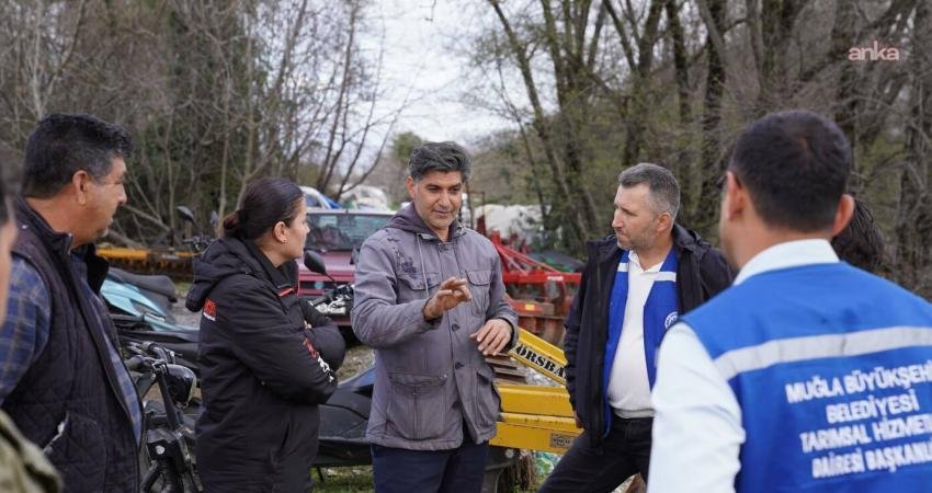 Muğla Büyükşehir Belediyesi, Köyceğiz ilçesinde yaşanan sel felaketinin ardından zarar