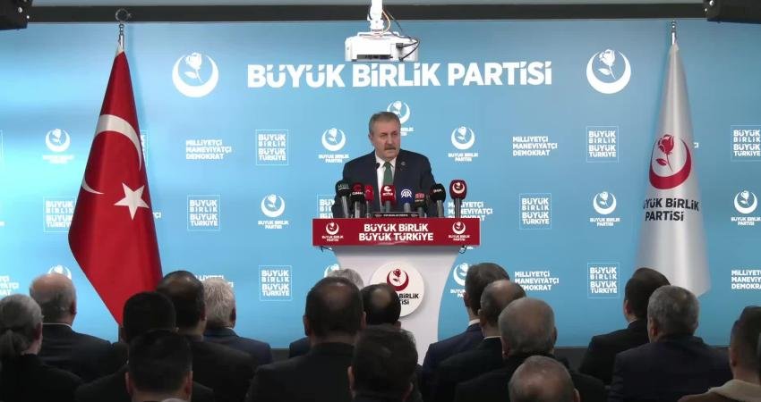 BBP Genel Başkanı Mustafa Destici, terör örgütü PKK lideri Abdullah