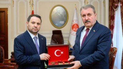 Adalet Bakanı Akın Gürlek, Büyük Birlik Partisi Genel Başkanı Mustafa