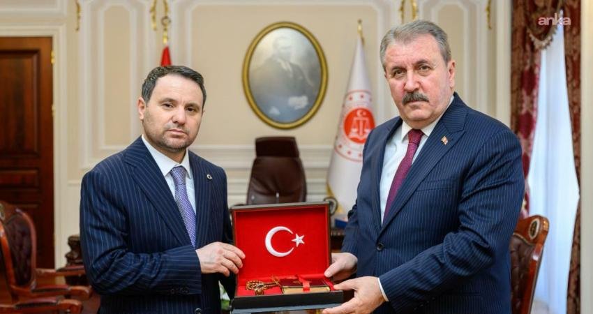 Adalet Bakanı Akın Gürlek, Büyük Birlik Partisi Genel Başkanı Mustafa
