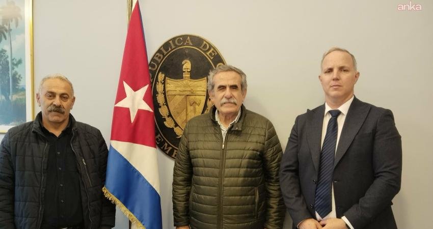 Nakliyat-İş’ten Küba Büyükelçiliği’ne dayanışma ziyareti Nakliyat-İş Sendikası Genel Başkanı Ali Rıza Küçükosmanoğlu ve Ankara Bölge