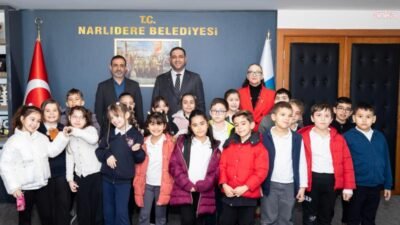 Narlıdere Belediye Başkanı Erman Uzun, hayat bilgisi dersi kapsamında yerel