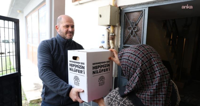 Nilüfer Belediyesi, ramazan ayı dolayısıyla 64 mahallede tespit edilen ihtiyaç