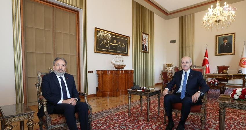 Türkiye Büyük Millet Meclisi Başkanı Numan Kurtulmuş, Diyanet İşleri Başkanı Safi