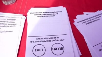 Ortahisar Belediye Başkanı Ahmet Kaya,  Trabzon Büyükşehir Belediyesi'nin Hakkari'nin Şemdinli