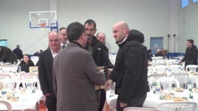 Osmangazi Belediyesi tarafından Batı Trakya’nın Kozlukebir Belediyesi’ne bağlı Domruköy’de iftar