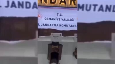 Osmaniye'de gerçekleştirilen tarihi eser operasyonunda 3 kişi gözaltına alındı. Operasyonda