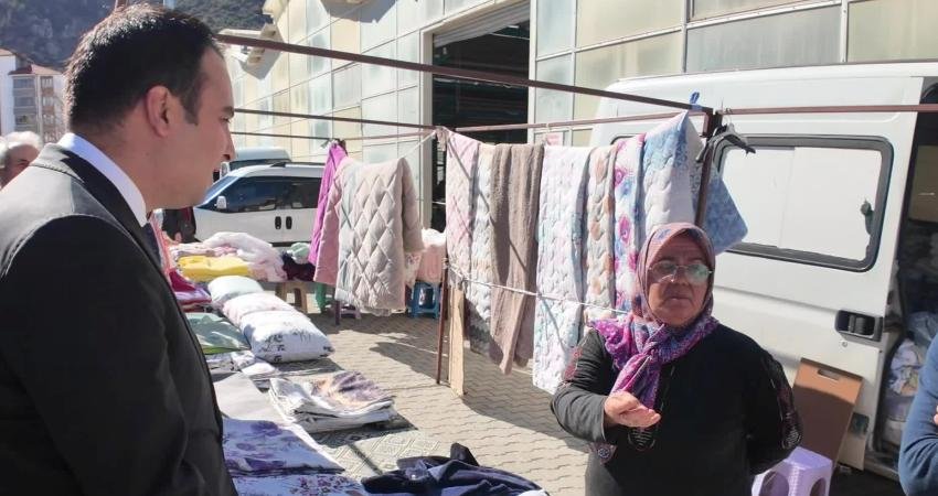 CHP Konya İl Başkanı Nejat Türktaş’ın Akşehir’de ziyaret ettiği pazar