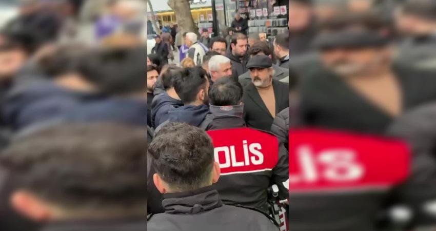 İstanbul Pendik'te emekli, dul ve yetim aylıklarının düşüklüğünü protesto amacıyla