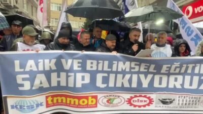 Samsun’da, aralarında KESK, DİSK, TTB'nin de  bulunduğu meslek örgütleri ve