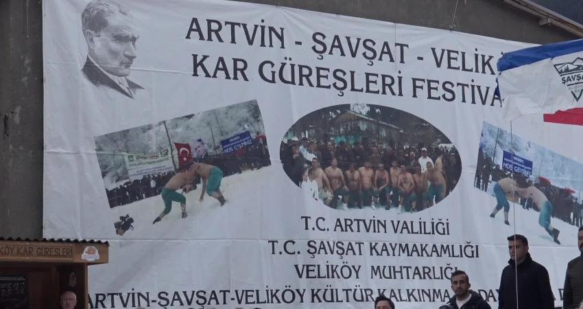 Artvin’in Şavşat ilçesinde bu yıl 29’uncusu düzenlenen “Kar Üstü Karakucak