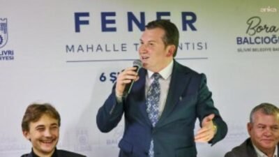 Silivri Belediye Başkanı Bora Balcıoğlu, Fener Mahallesi sakinleriyle bir araya