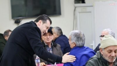 Silivri Belediye Başkanı Bora Balcıoğlu, Daylan Kıraathanesi’nde esnaf ve vatandaşlarla