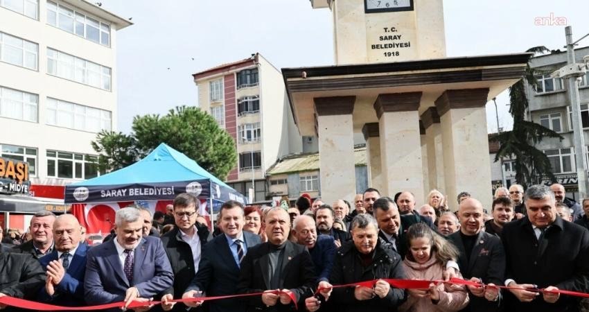 Silivri Belediye Başkanı Bora Balcıoğlu, Saray’ın yeni simgelerinden Saat Kulesi’nin