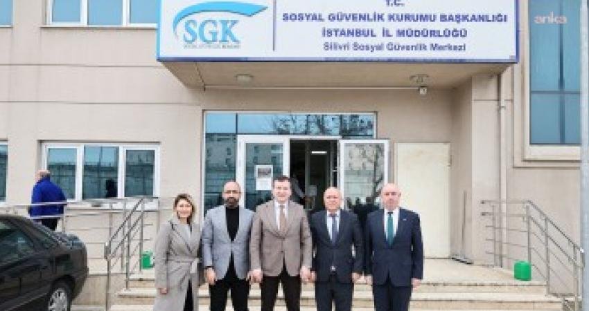 Silivri Belediye Başkanı Bora Balcıoğlu, Sosyal Güvenlik Kurumu (SGK) Müdürü