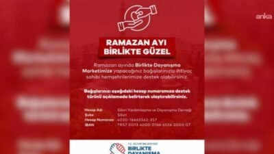 Silivri Belediyesi, bu yıl ramazan ayında vatandaşların Birlikte Dayanışma Marketi’ne