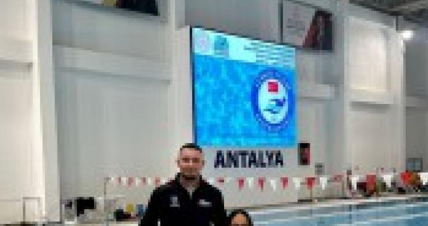 Antalya’da düzenlenen Türkiye Yüzme Federasyonu Para Yüzme ve Deaf Yüzme