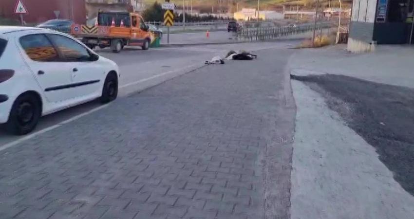 Sinop’ta otomobilin çarptığı bir grup küçük baş hayvan öldü. 