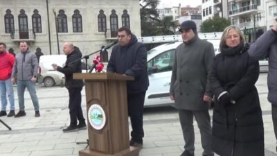 Sinop Belediye Başkanı Metin Gürbüz, SMA Tip-1 hastası Uras Çağrı