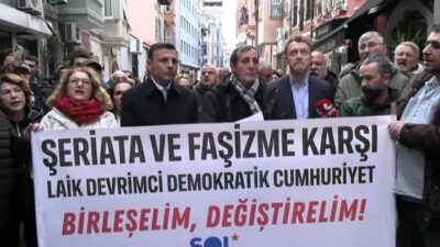 SOL Parti'ye yönelik saldırlar akşam saatlerinde protesto edildi. Saldırıyla ilgili