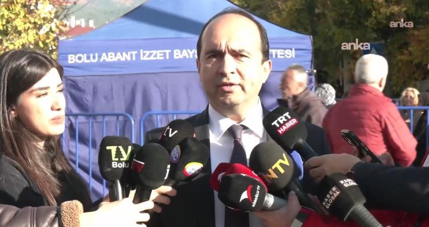 Bolu Baro Başkanı Sinan Barut, "Tanju Özcan’ın kendi açıklamasına göre,