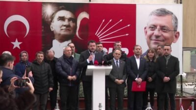 CHP Bolu İl Başkanı Tahsin Mert Karagöz, Bolu Belediye Başkanı Tanju