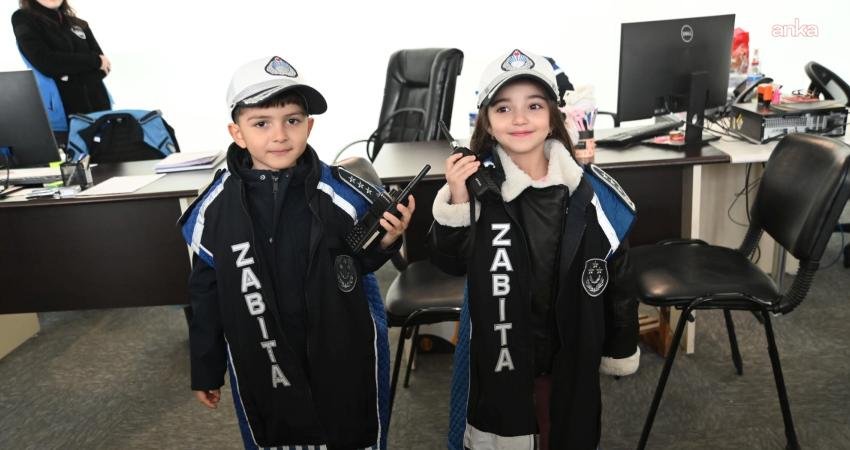 Tekirdağ’da minik öğrenciler zabıta teşkilatı ve zabıtalık mesleğiyle tanıştı Şehit Halil Tuna Akgöz Anaokulu öğrencileri, meslek tanıtım programı kapsamında