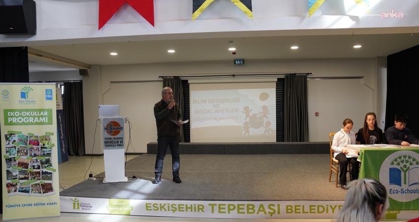 Tepebaşı Belediyesi’nin paydaşı olduğu uluslararası çevre eğitim programı Eko-Okullar Çevre