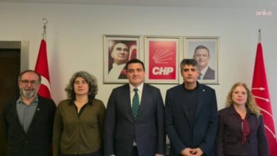 TÜM BEL-SEN heyeti, CHP Genel Başkan Yardımcısı Ulaş Karasu ile