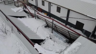 Tunceli Organize Sanayi Bölgesi’nde (OSB) pencere üretimi yapan bir fabrikanın