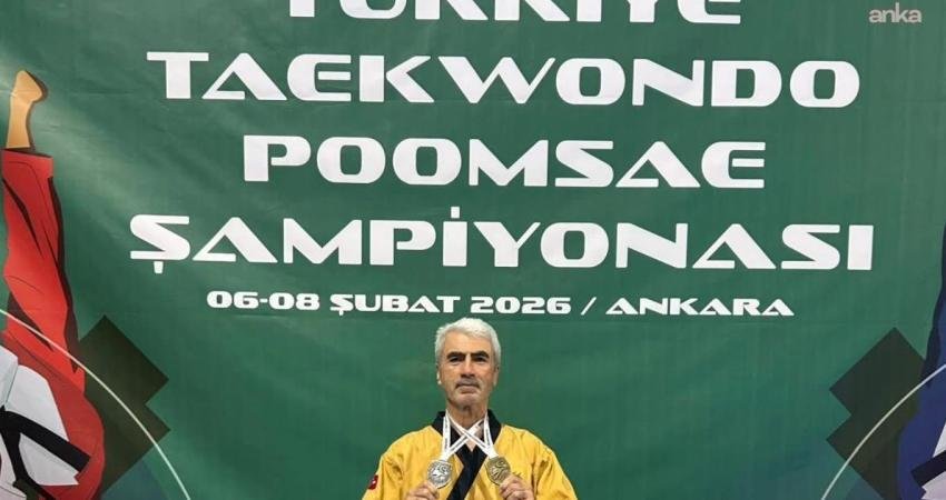 Ankara’da düzenlenen Türkiye Taekwondo Poomsae Şampiyonası’nda Foça Belediyespor sporcusu Şerif
