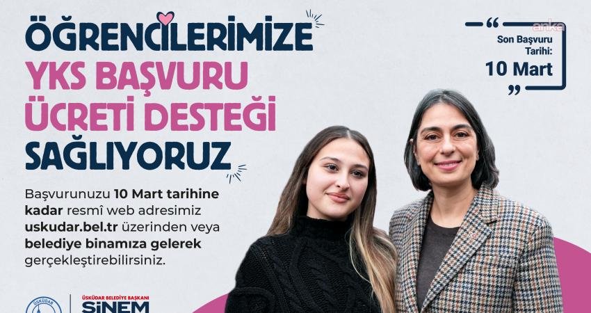 Üsküdar Belediyesi, 2026 Yükseköğretim Kurumları Sınavı'na (YKS) girecek 25 yaş