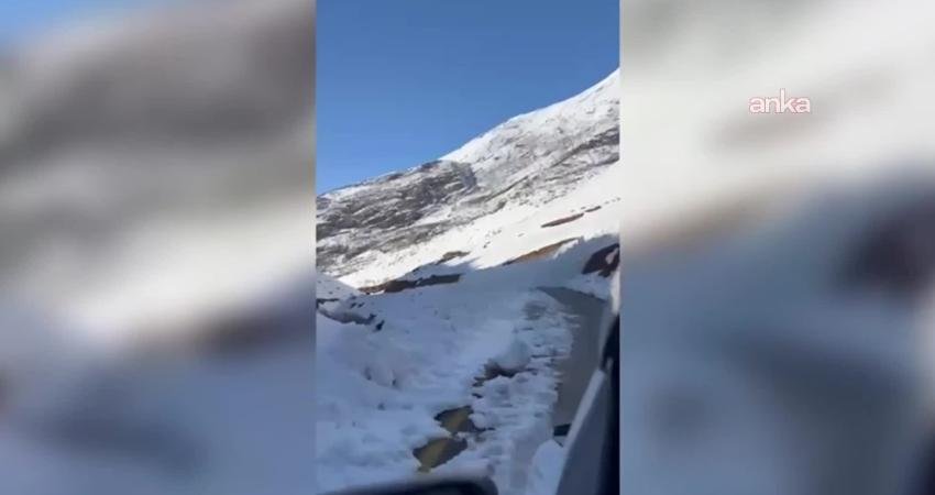 Van’ın Bahçesaray ilçesine bağlı Altındere (Arinç) Mahallesi’nde çığ düştü. Olayda