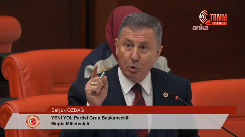 Selçuk Özdağ’dan “Alo Adalet” hattına tepki: Asıl sorun uzun tutukluluk sürelerinin bir cezaya dönüştürülmesidir TBMM Genel Kurulu'nda konuşan Yeni Yol Grup Başkanvekili Selçuk Özdağ, Adalet Bakanı