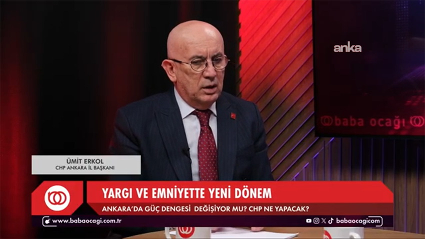 CHP Ankara İl Başkanı Ümit Erkol, "Seçime kadar AKP'nin Cumhuriyet